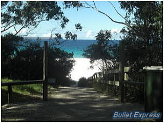 世界一白い砂のハイアムスビーチ2
(Hyams Beach)