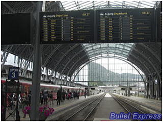 ベルゲン駅は終着駅