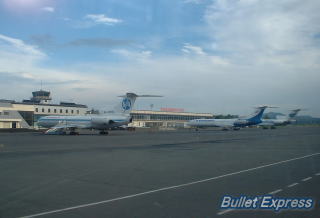 ウラジオストク空港ターミナル風景